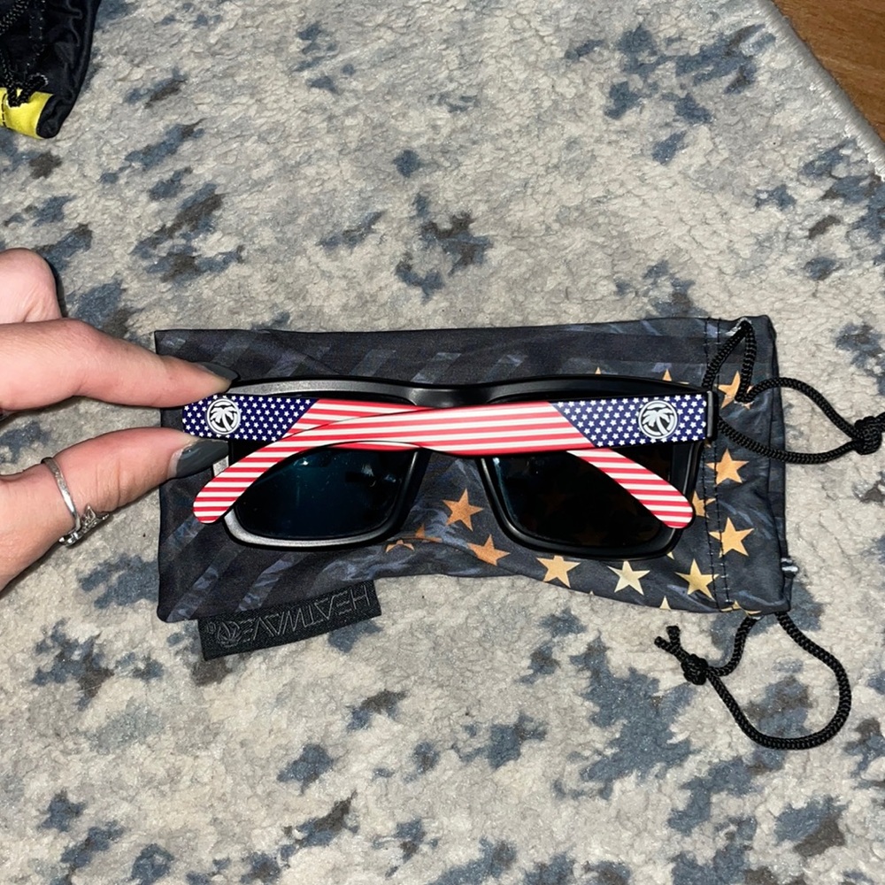 heatwave polarized American flag sunglasses (H2O floating)